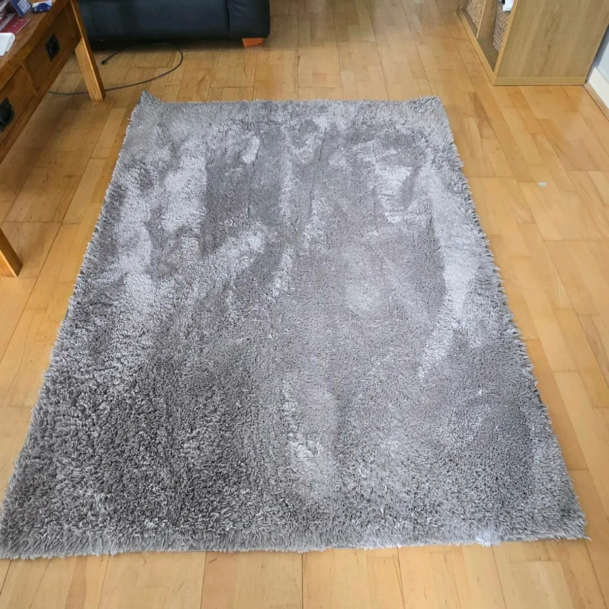 Grey thick pile rug - Image 2