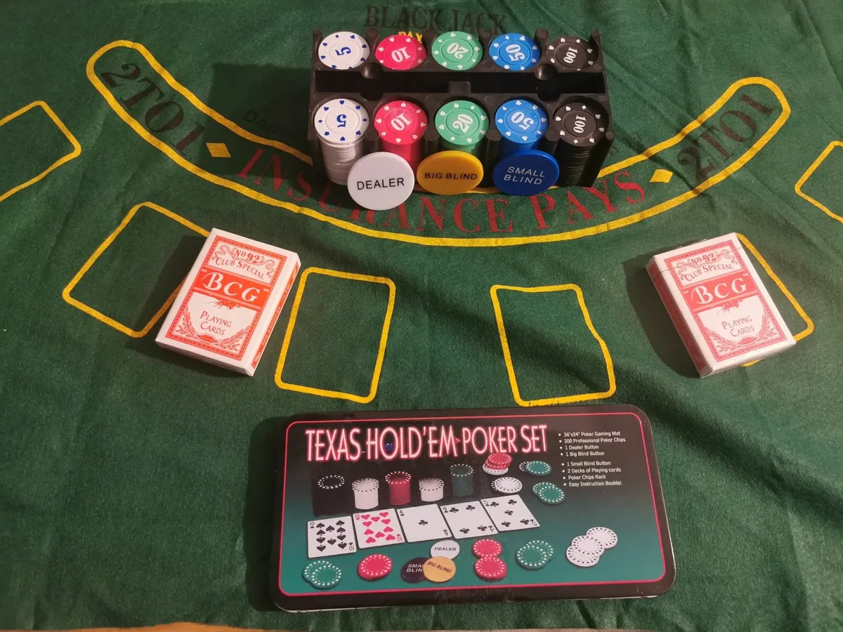 Texas Hold 'Em Poker Set - Image 1