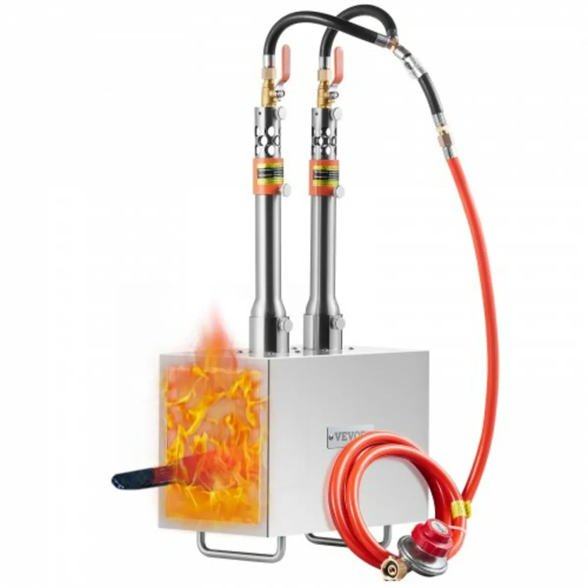 Portable Propane Forge, 2 Burner Farrier Forge, 26 - Image 1