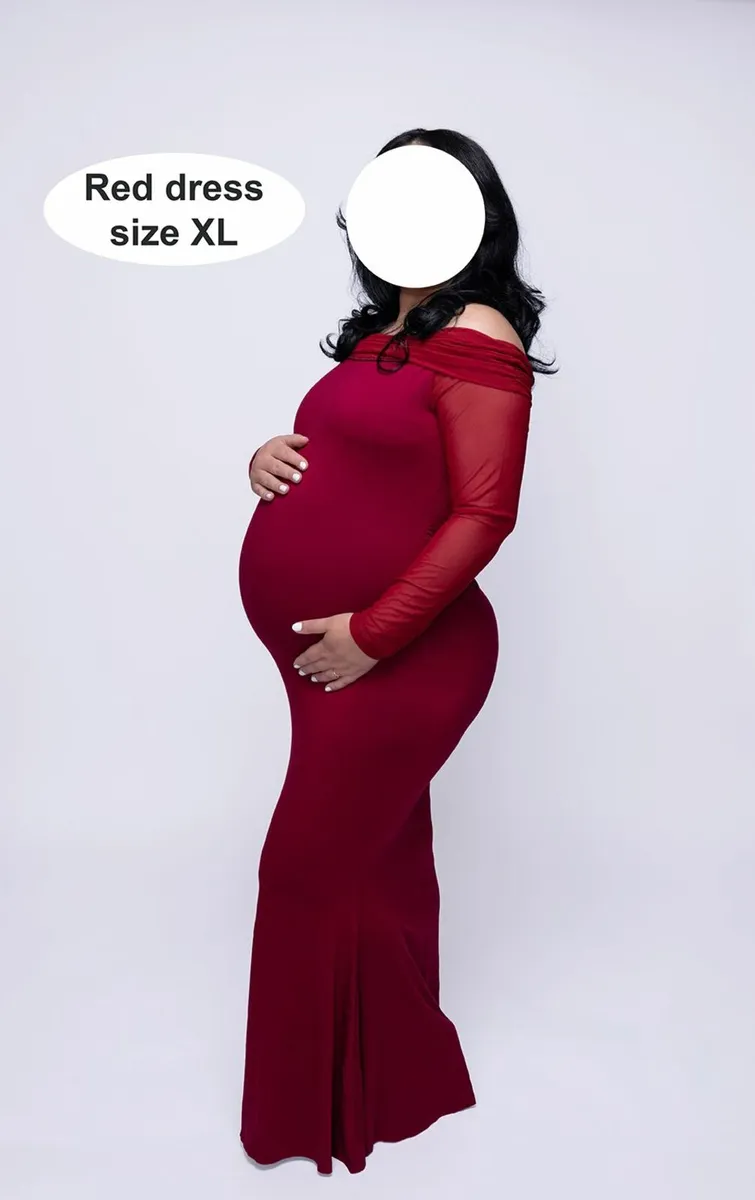 Red Maternity Dress (Size XL)