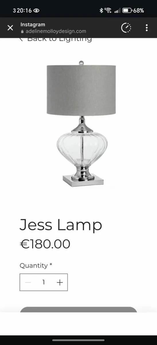 NEXT home Lamp - Image 1