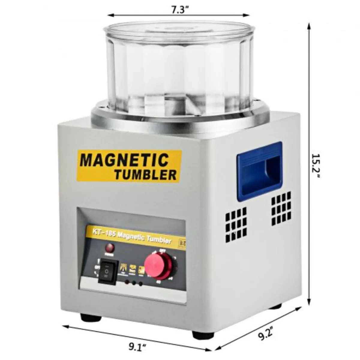 KT-185 Magnetic Tumbler 180mm Jewelry Polisher Tum - Image 2