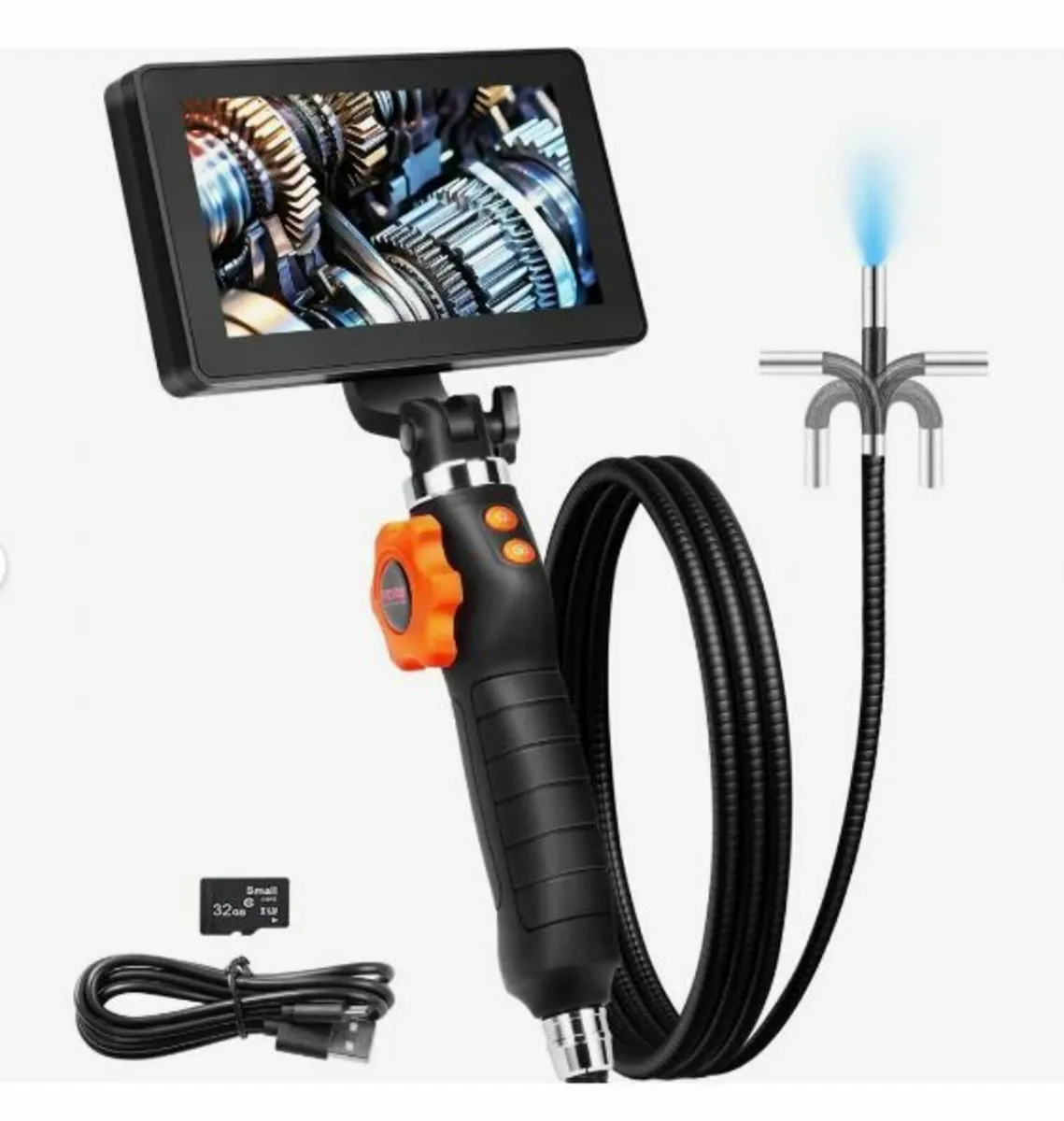 Articulating Borescope Camera with Light - Image 1
