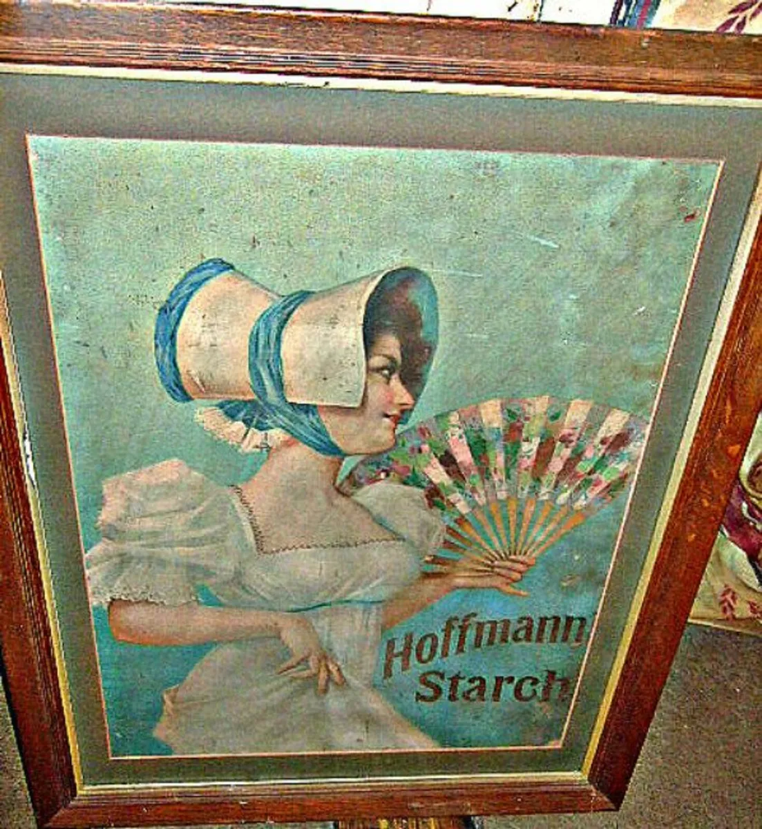 Large Vintage Framed 'Hoffmans' Advertisement - Image 2