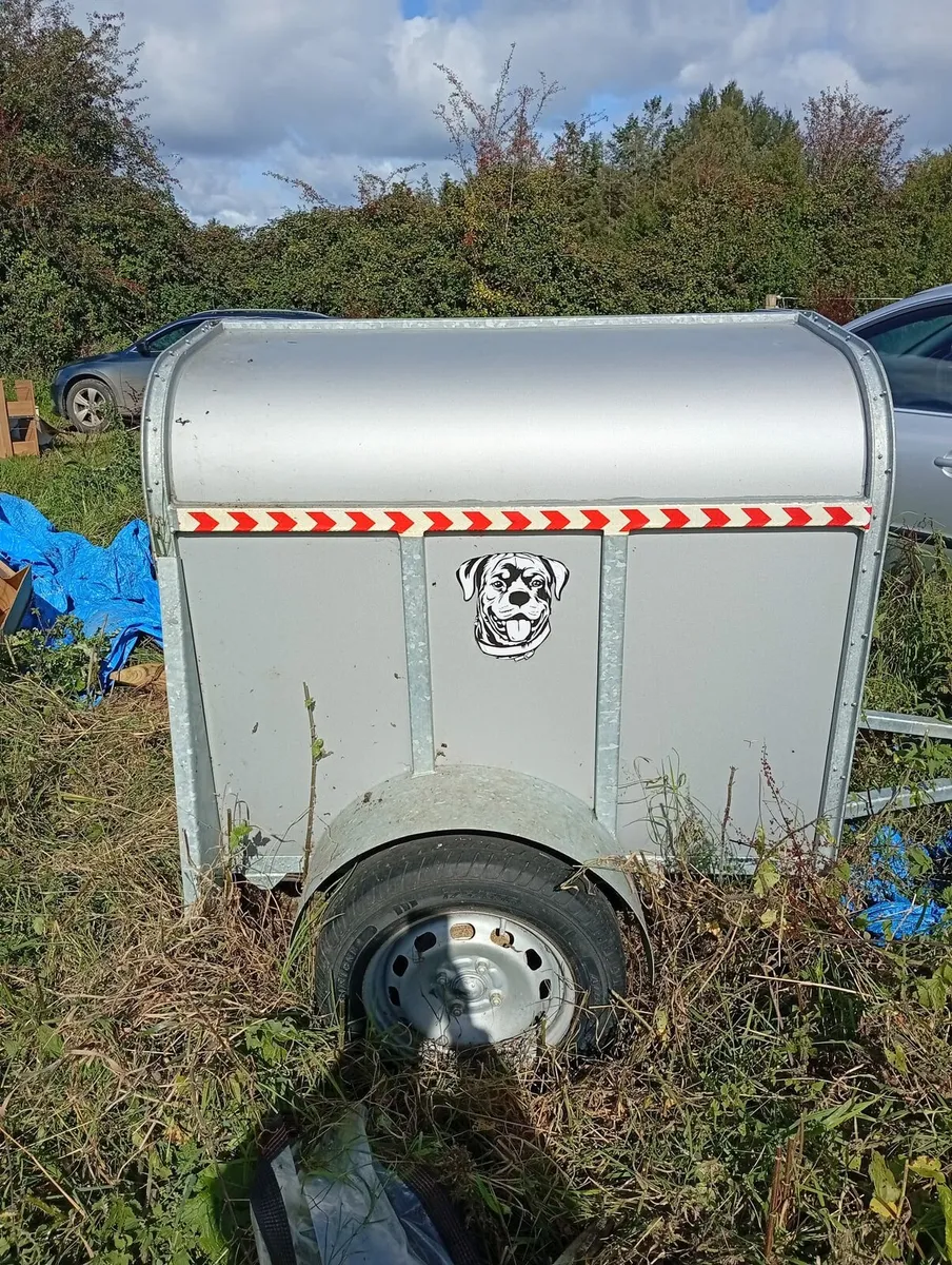 Galvanized 2/3 New Dog trailer - Image 1
