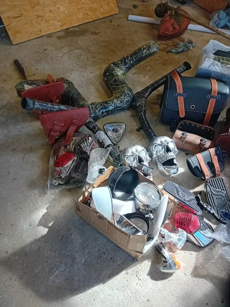 Selection of motorbike parts for sale - Image 2