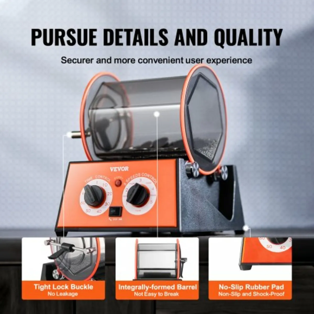 5kg Rotary Tumbler Surface Polisher Jewelry Polish - Image 4