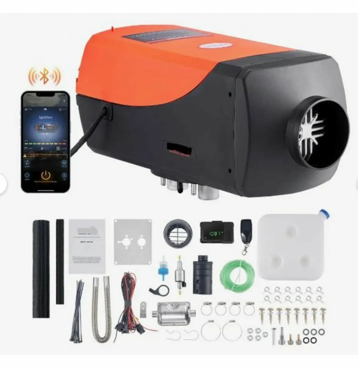 Diesel Air Heater 12V 8KW Bluetooth - Image 1