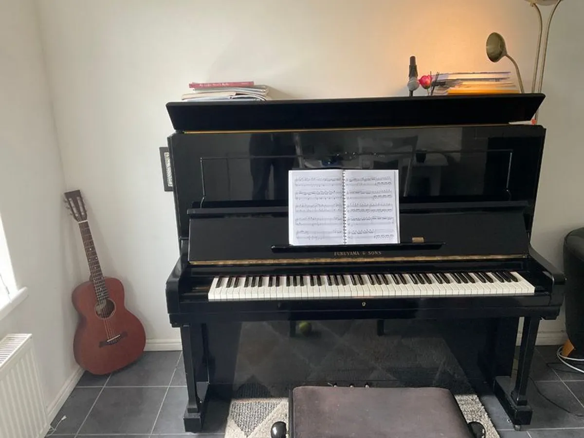 Upright Piano 50 inch Fukuyama & Sons - Image 4