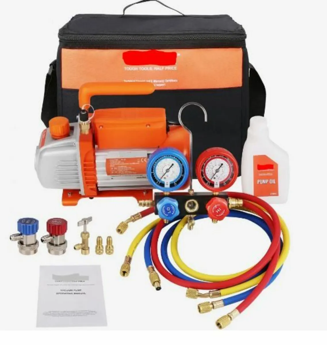 AC Vacuum Pump and Gauge Set - Image 3