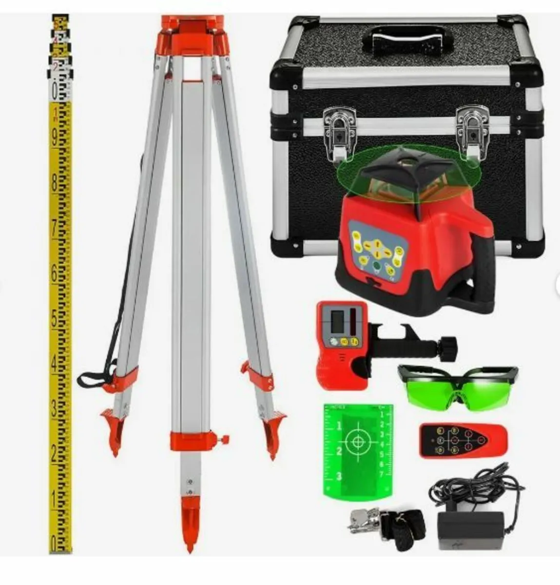 Green Rotary Laser Level Kit - Image 1