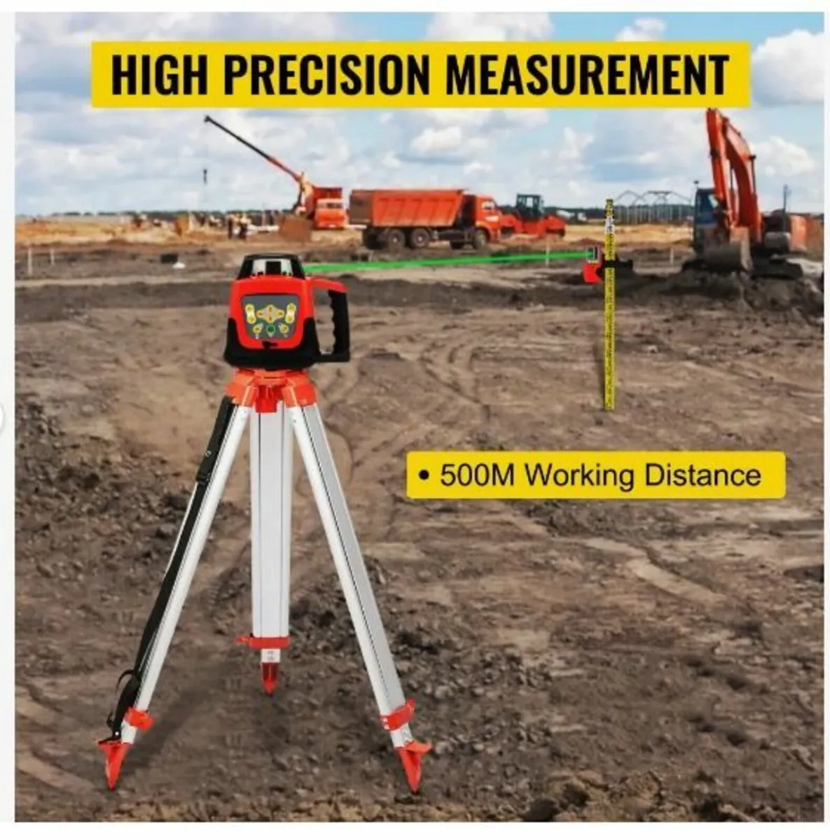 Green Rotary Laser Level Kit - Image 2