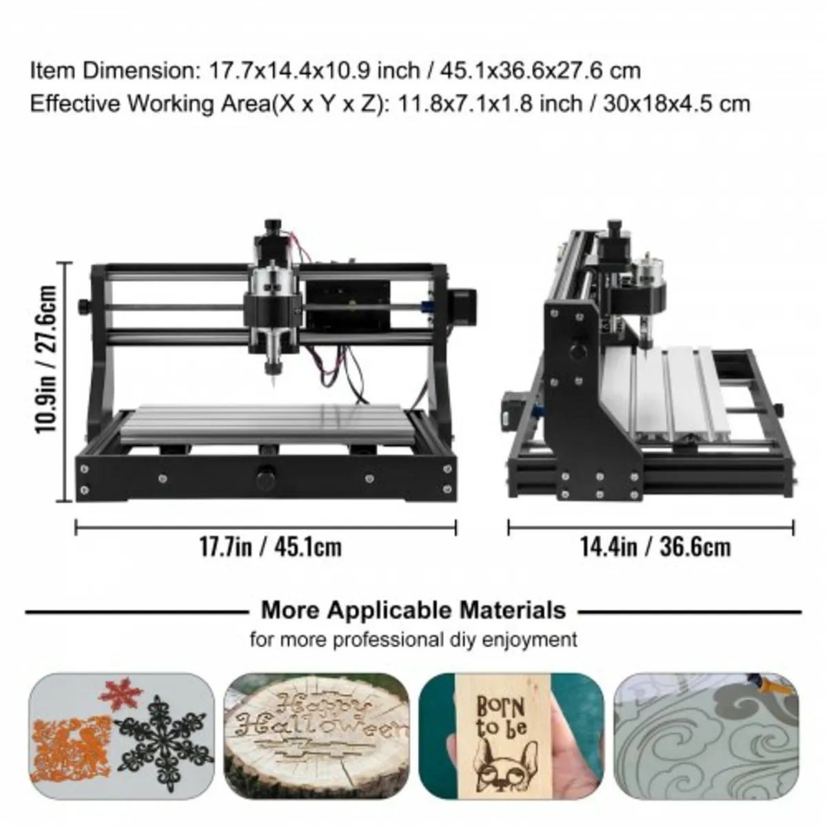 Cnc 3018 Pro 15W Cnc 3018 300×180×45mm Cnc Machine - Image 2