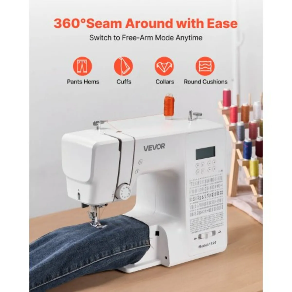 Computerized Sewing Machine, 200 Stitch Applicatio - Image 3