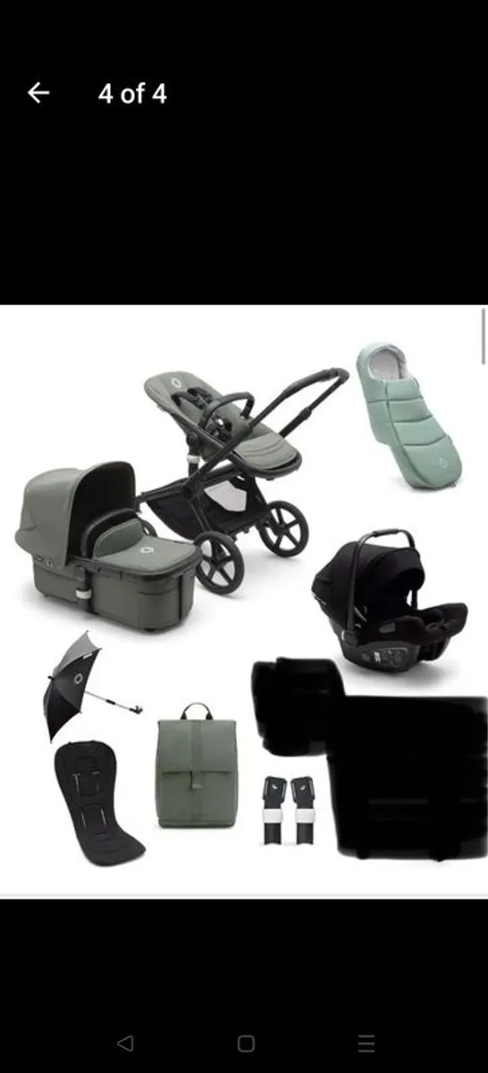 Bugaboo Fox 3 way travel system - Image 3