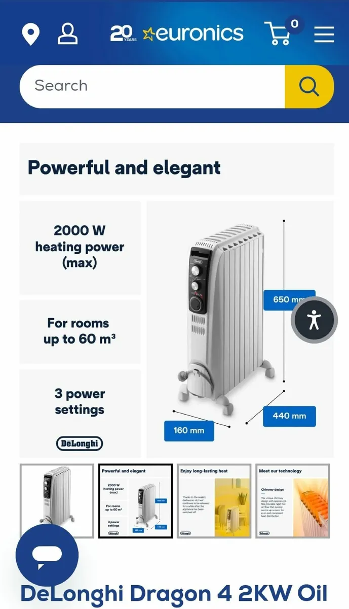 Oil filled radiator - Image 1
