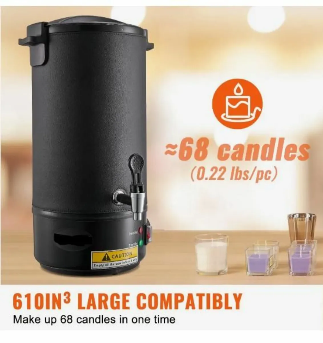 Wax Melter for Candle Making 10Liter - Image 4