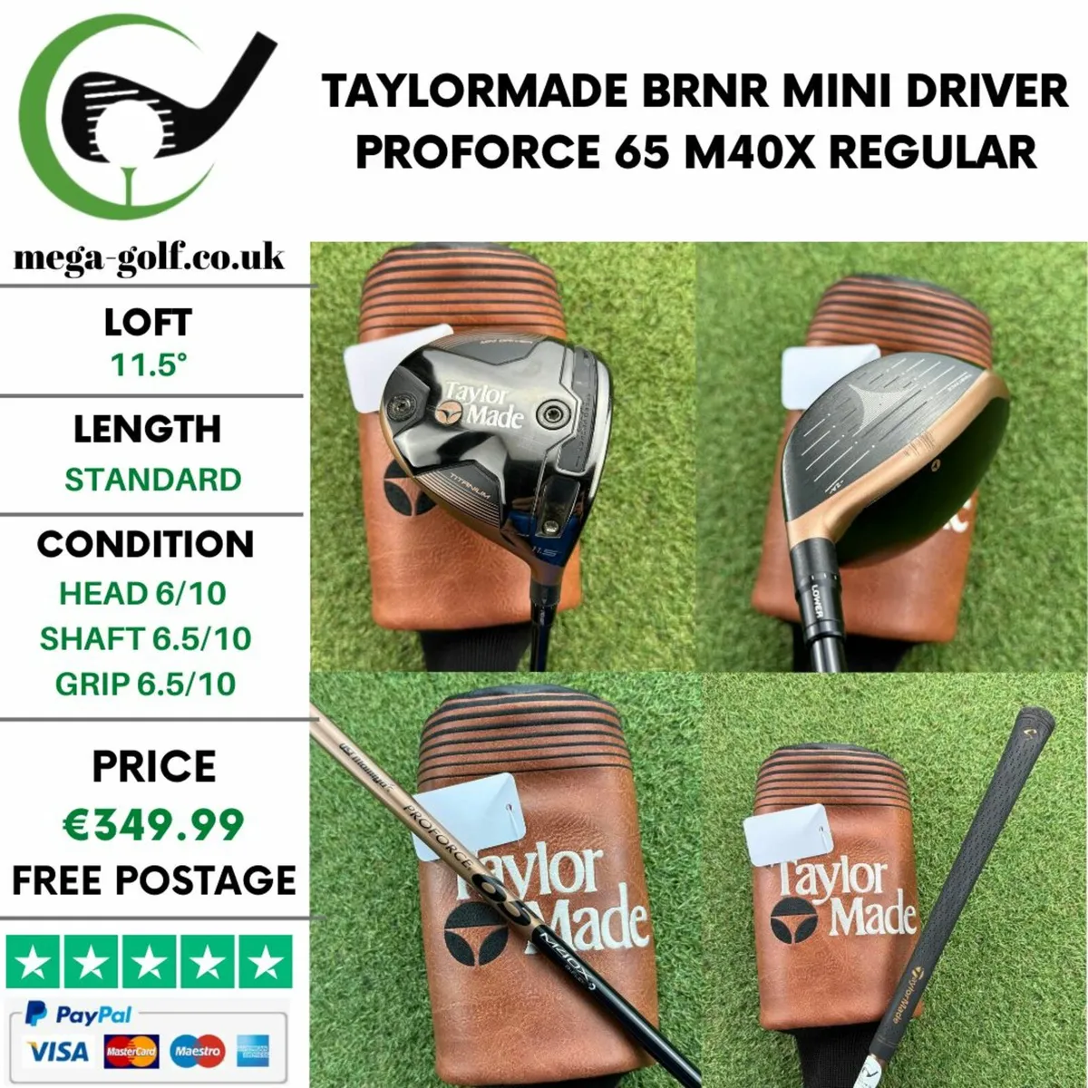 Taylormade BRNR Mini Driver / 11.5° / Regular - Image 1