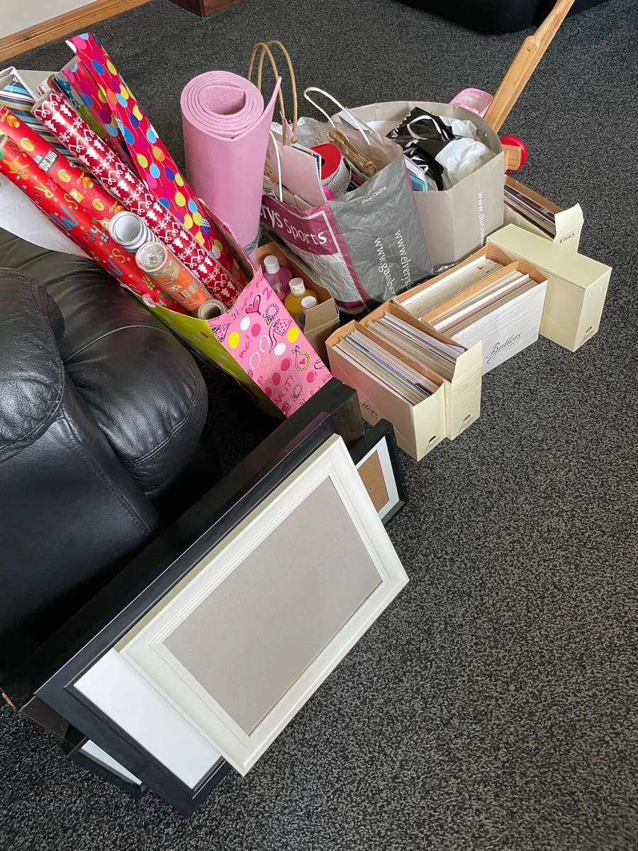 FREE: frames, gift wrapping paper/bags, toys, yoga - Image 1