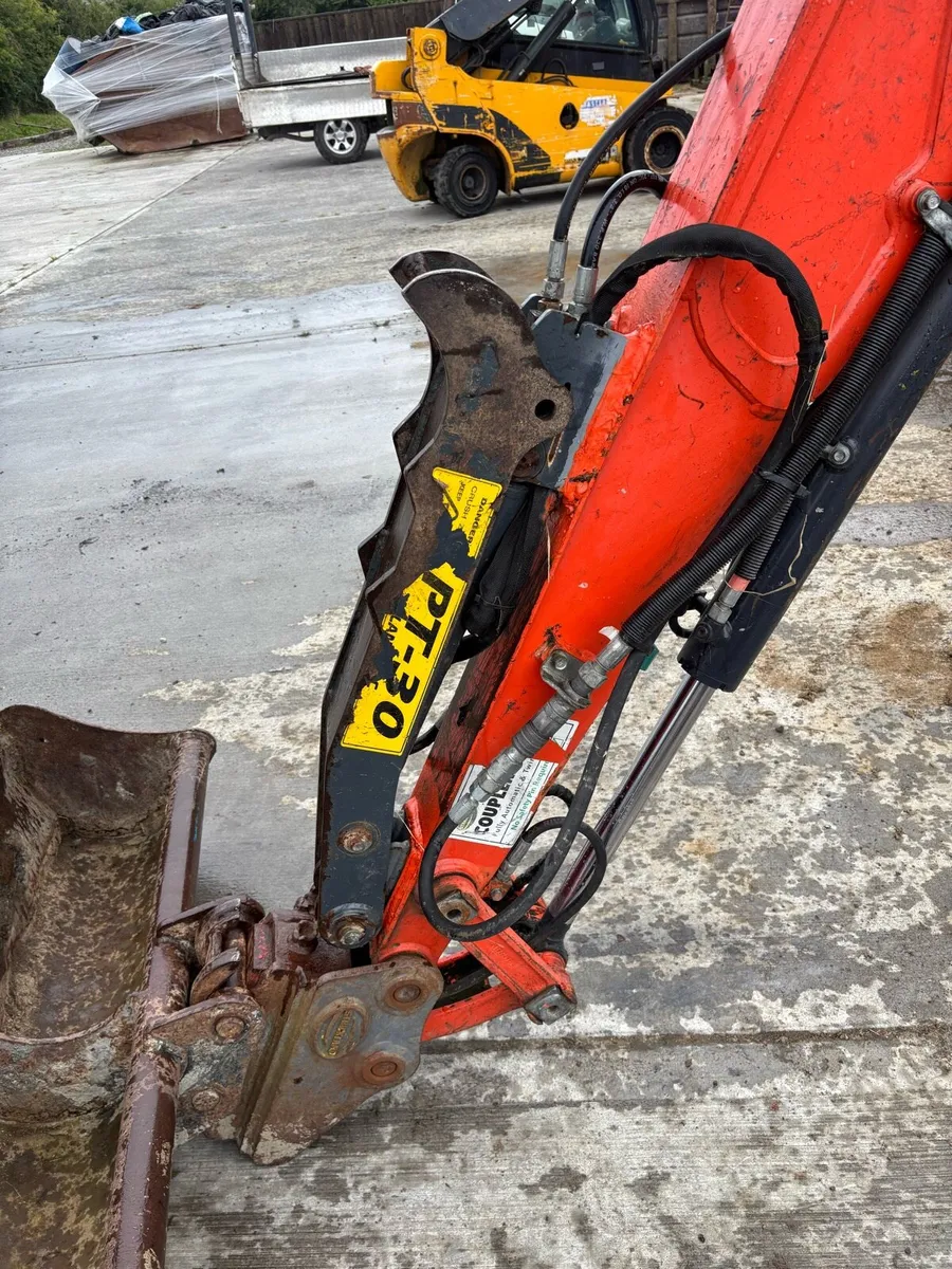 Kabota mini digger and trailer - Image 3