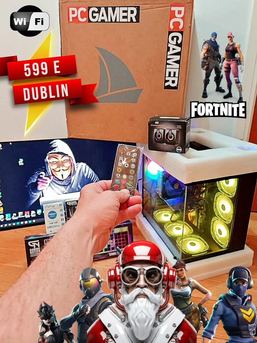 GAMING COMPUTER MONITOR 8GB CARD GRAPHIC - Image 1