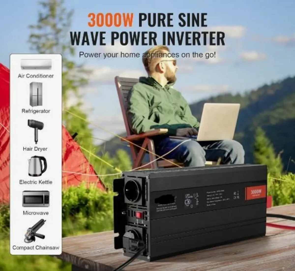 Pure Sine Wave Inverter, 3000 Watt - Image 3
