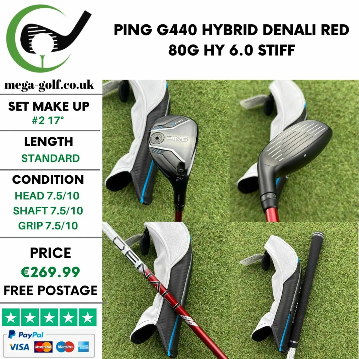 Ping G440 Hybrid / #2 17° / Stiff - Image 1