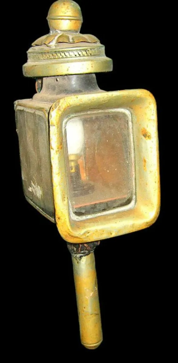 Vintage Original Carriage/Buggy Lamp - Image 4