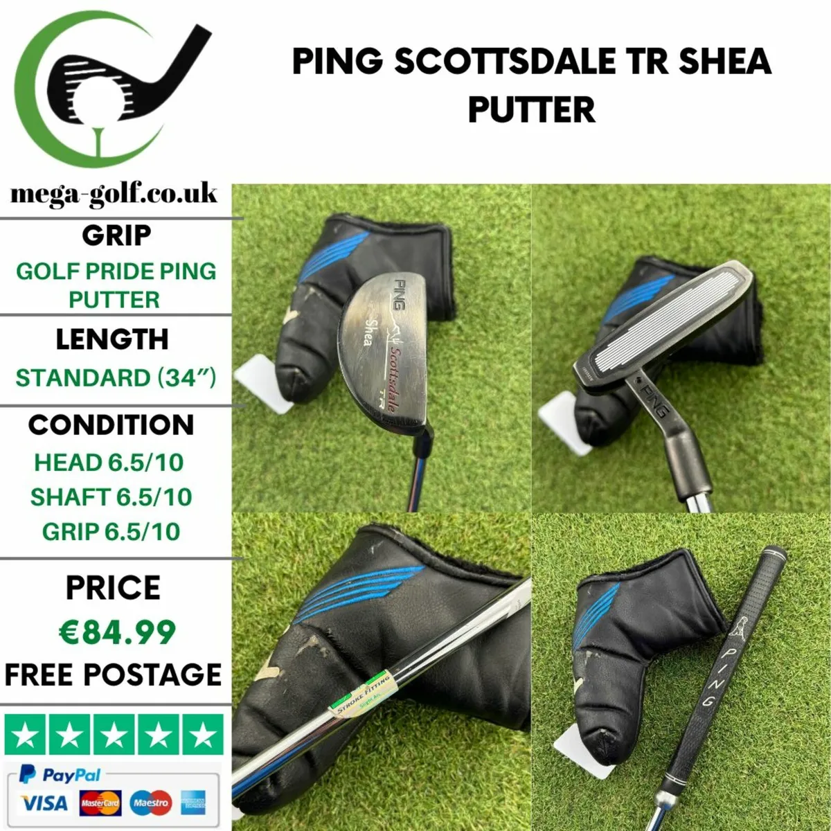 Ping Scottsdale TR Shea Putter / 34″ - Image 1