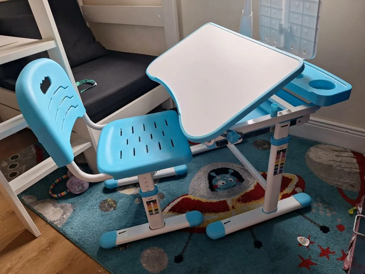 Two Children's desk & chair sets - sold separately - Image 1