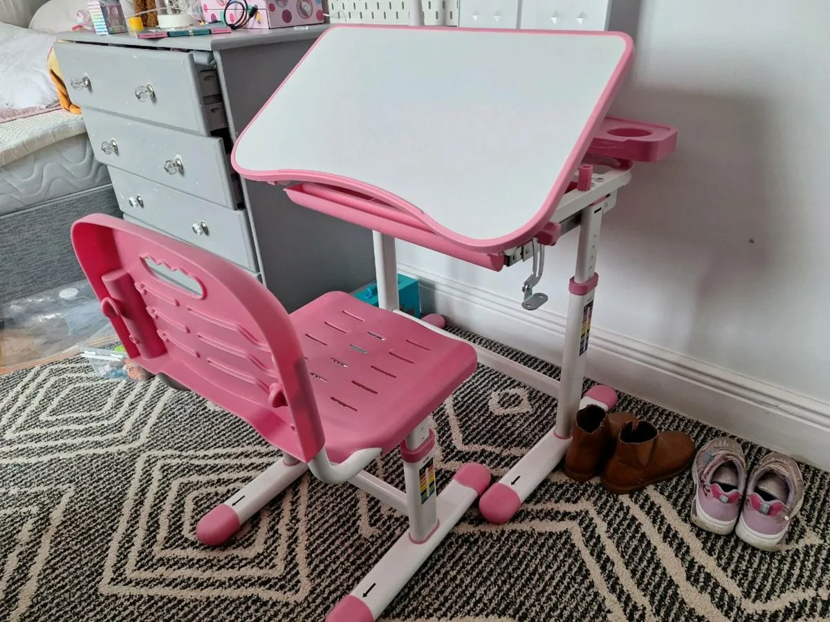 Two Children's desk & chair sets - sold separately - Image 3