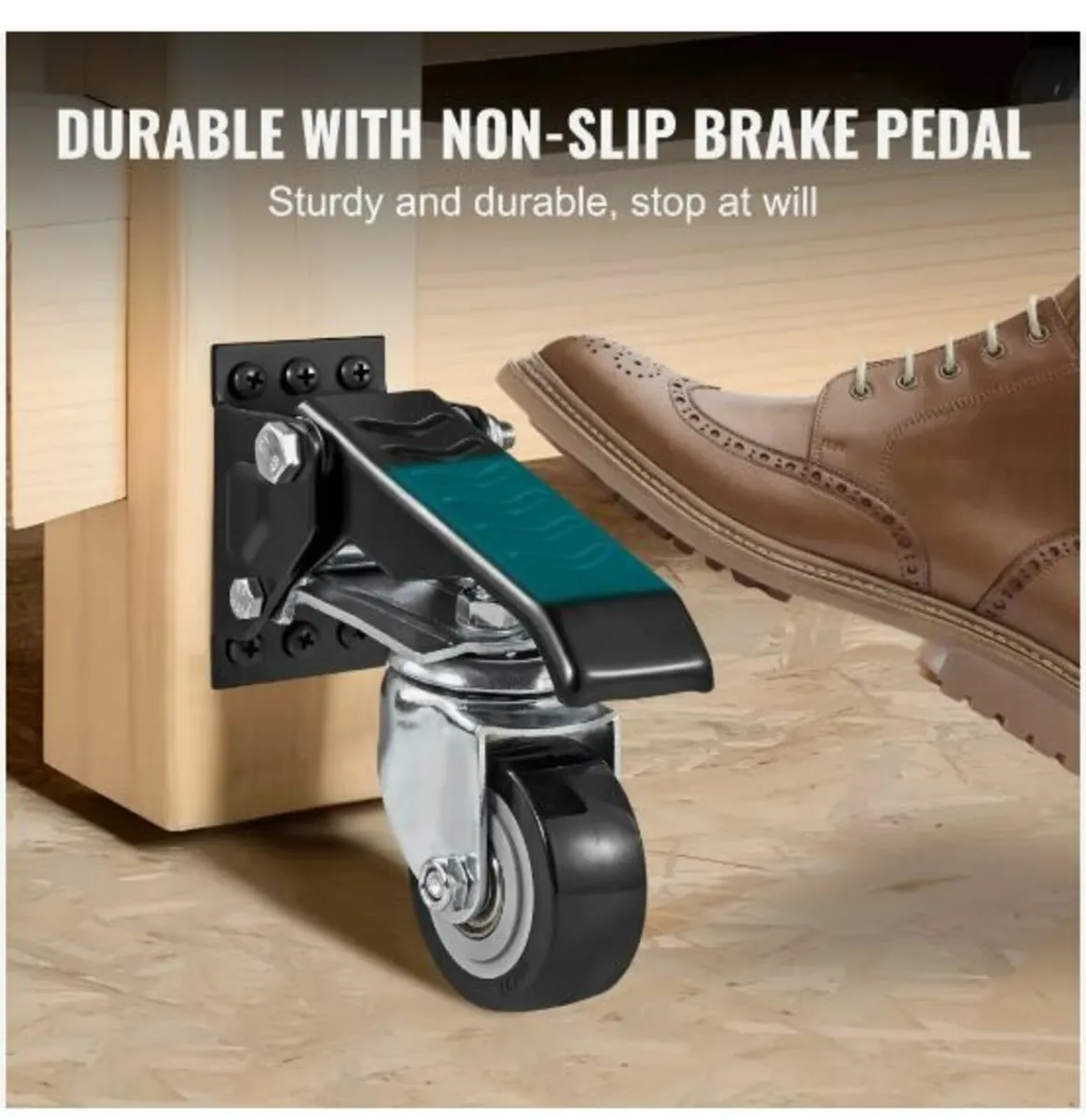 Workbench Caster Wheels, 74.8kg Load Capacity - Image 2