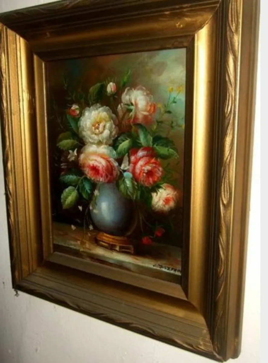 Vintage Signed 'C Josephin' Painting - Image 2
