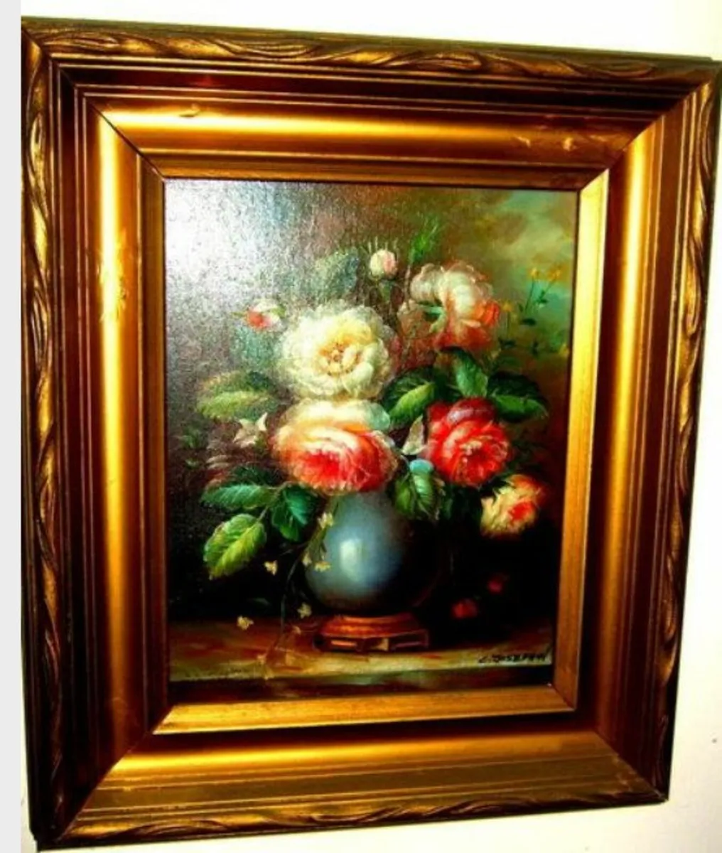Vintage Signed 'C Josephin' Painting - Image 3
