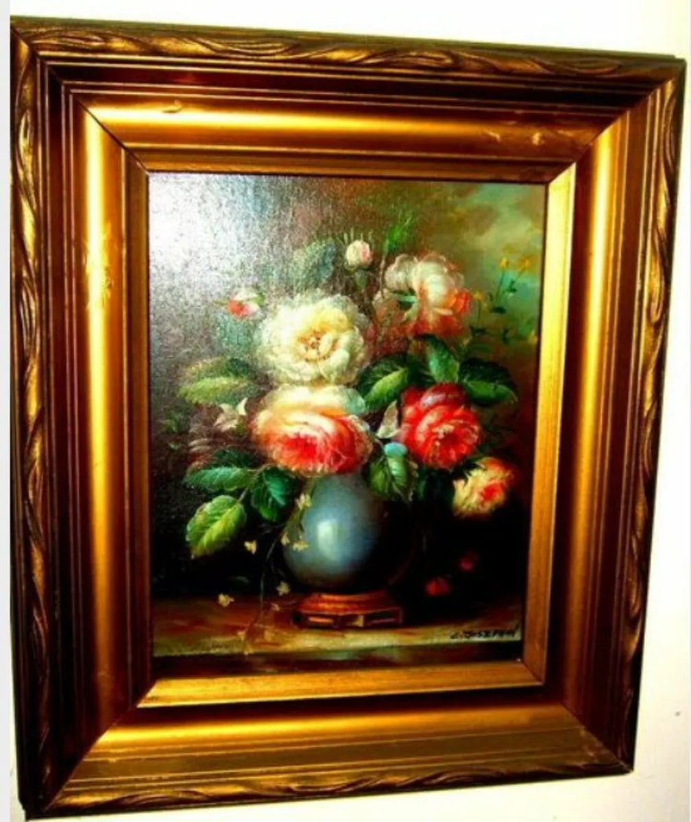 Vintage Signed 'C Josephin' Painting - Image 1