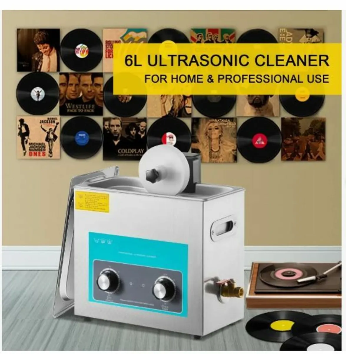 Ultrasonic Vinyl Record Cleaner 6L - Image 2