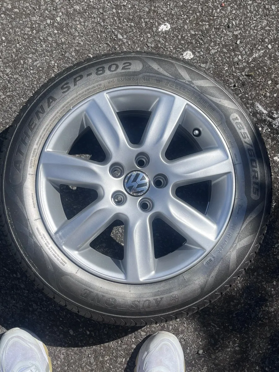 VW Polo 15” 5x100 alloys - Image 2