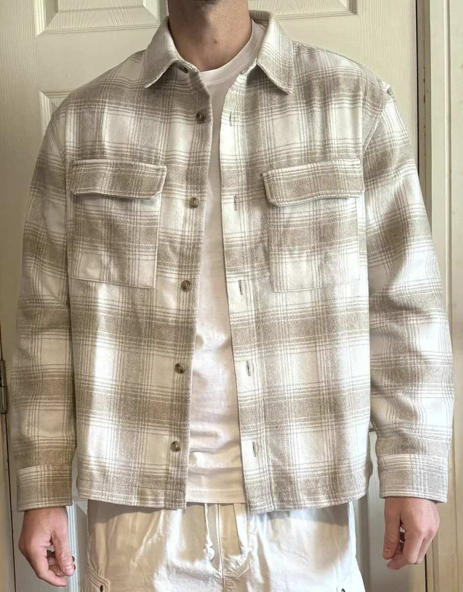 New H&M Flannel Overshirt - Image 1