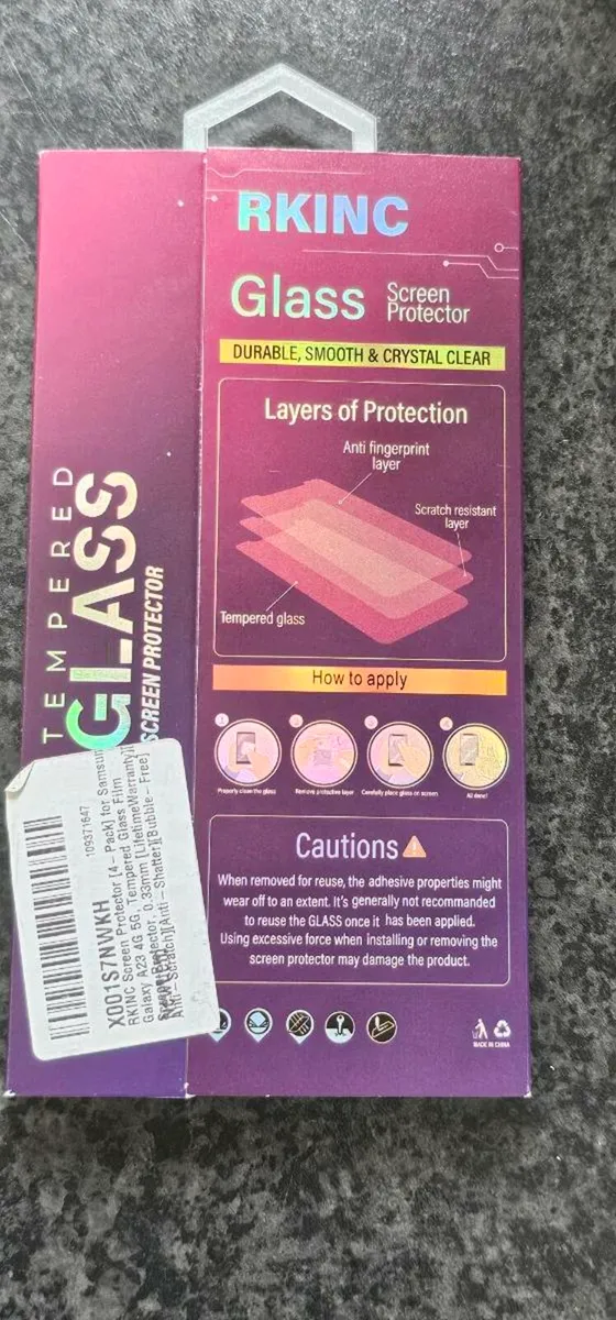 3 new Samsung 23 glass screen protector - Image 2