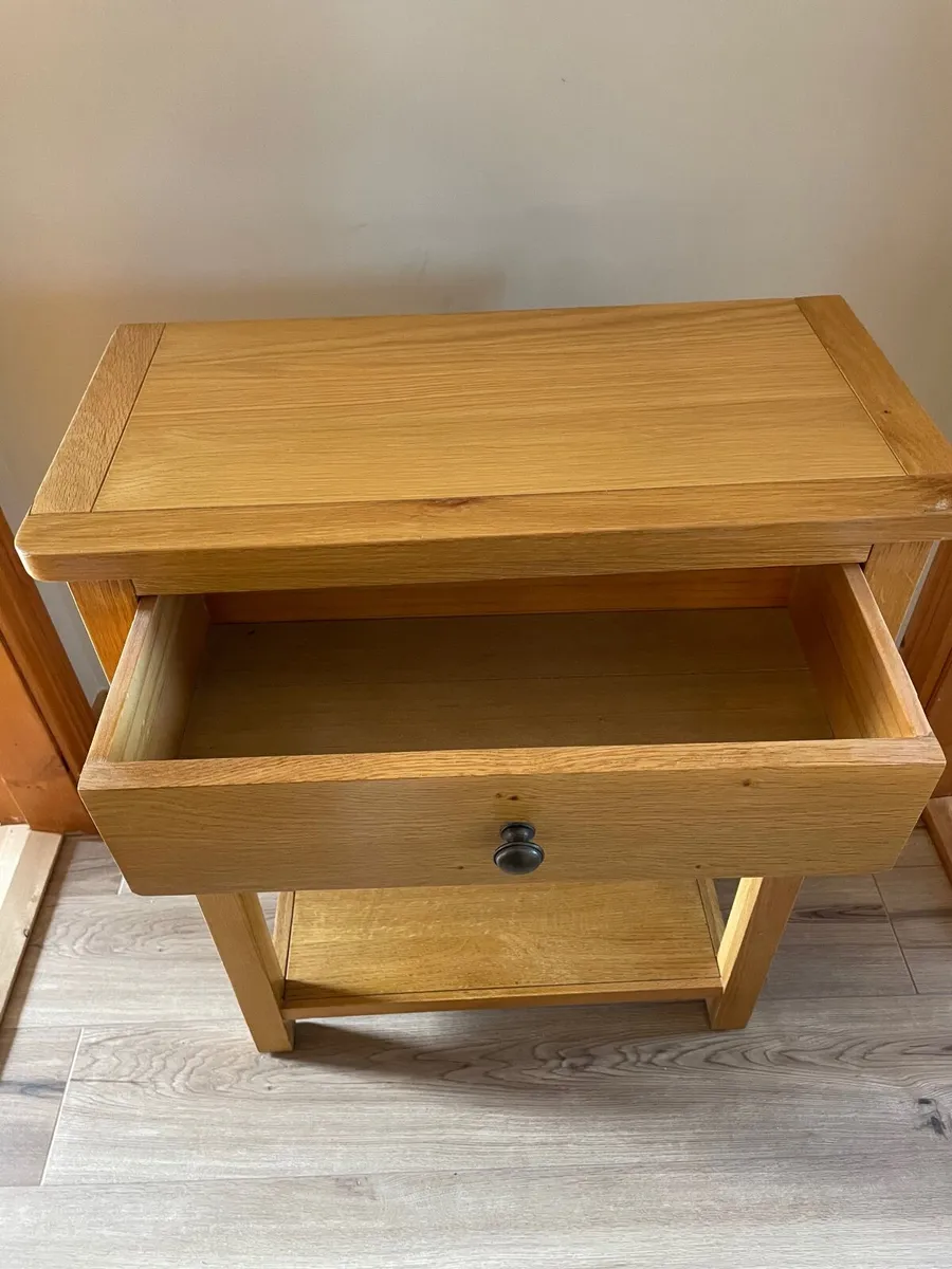 Console table oak - Image 1