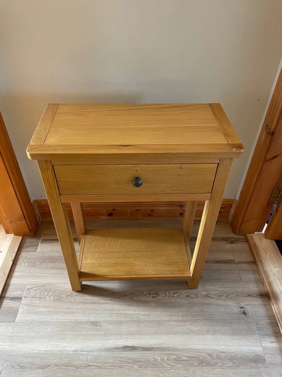 Console table oak - Image 2