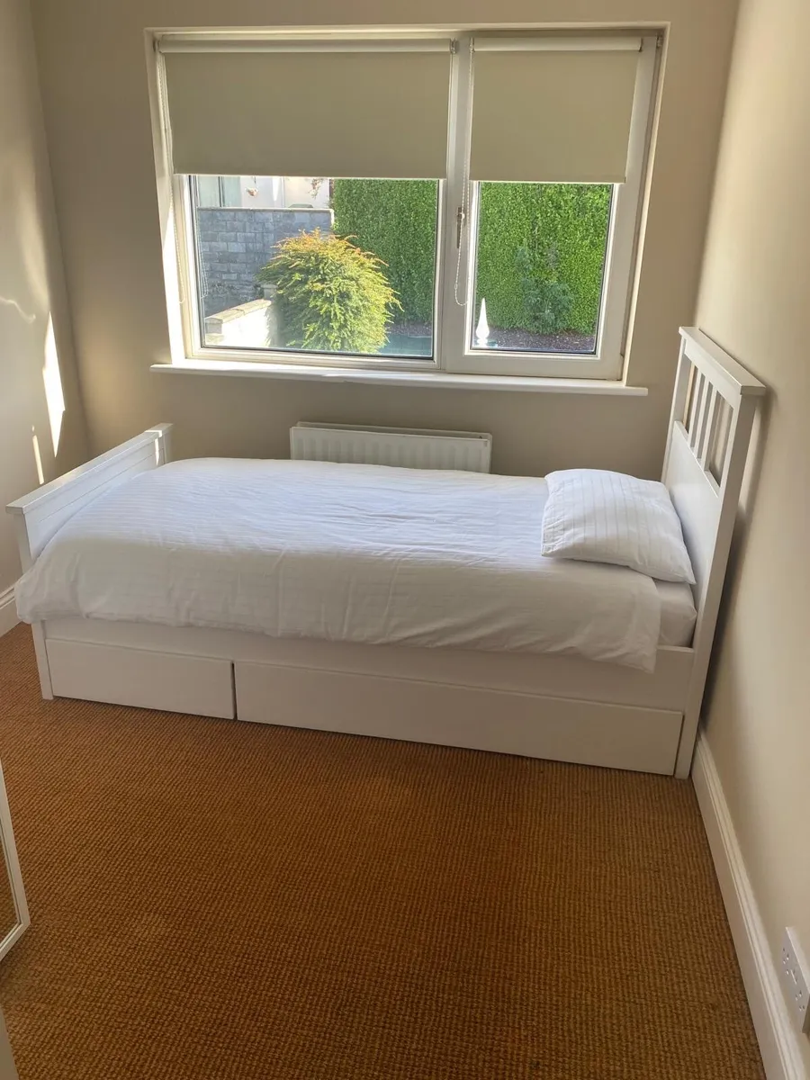 Single Ikea bed with mattress - Image 1