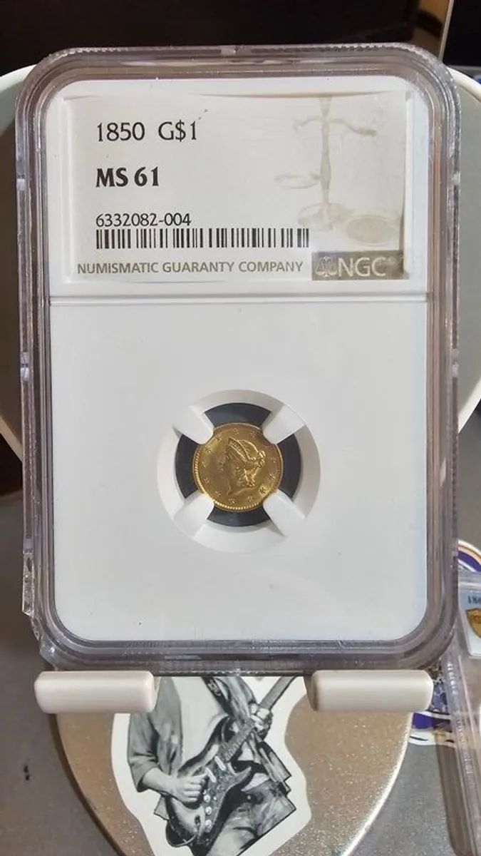 1850 dollar 1 ms61 - Image 1