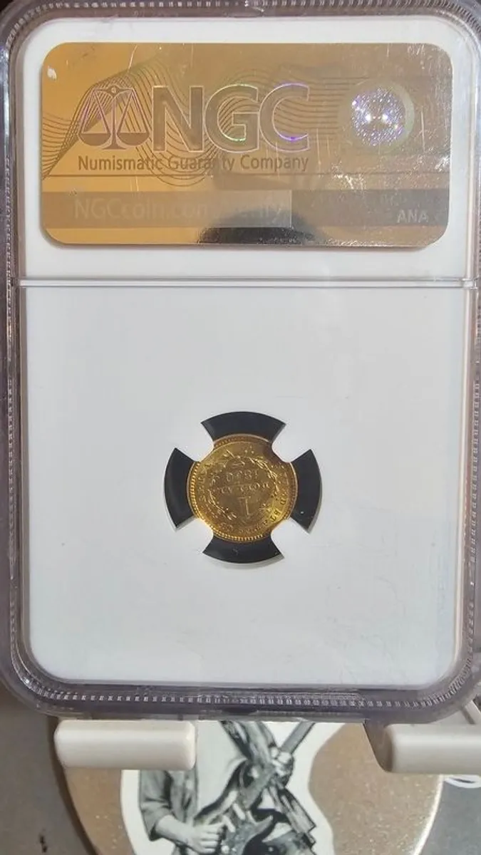 1850 dollar 1 ms61 - Image 2