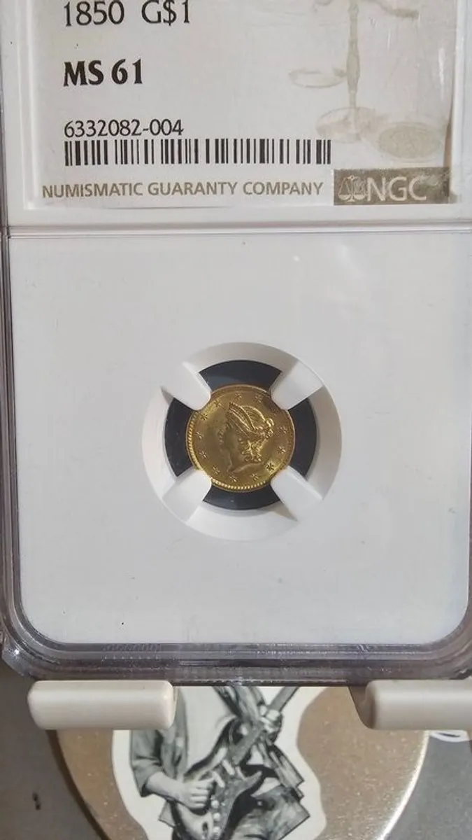 1850 dollar 1 ms61 - Image 3