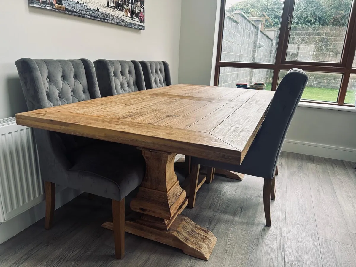 Dining room table and chairs - Image 2