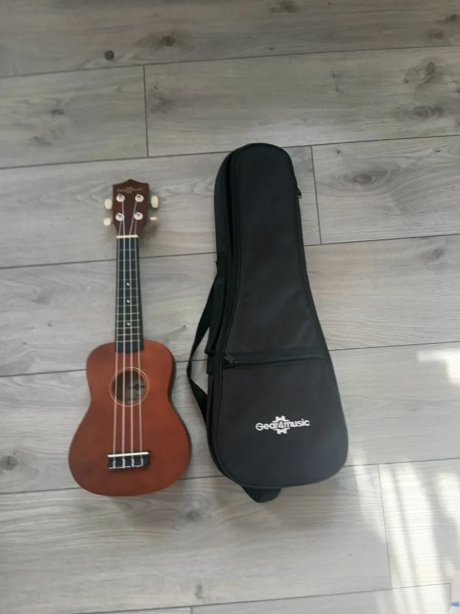 Ukulele & case - Image 1