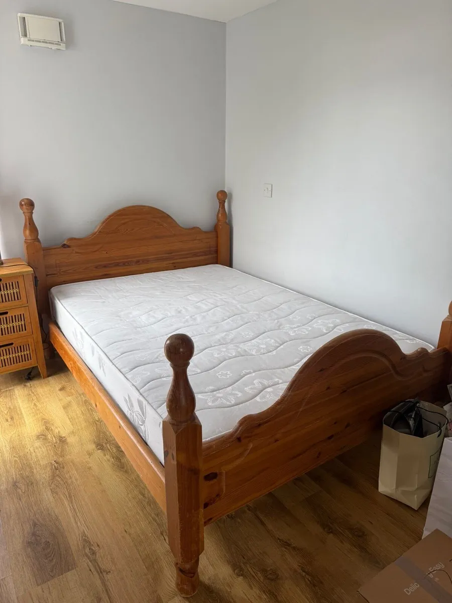 2 beds with Mattresses and nightstands - Image 2