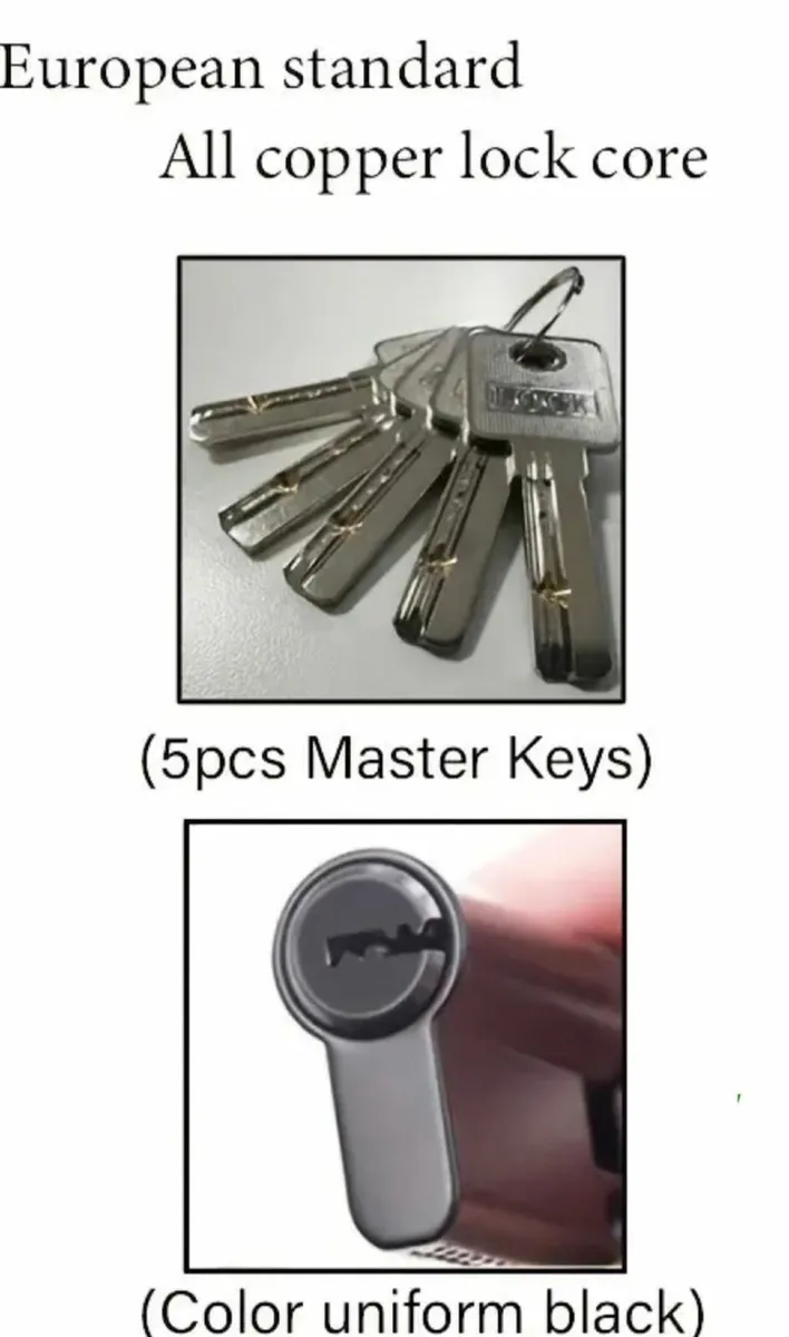 Universal Door Lock With Five Keys - Image 3