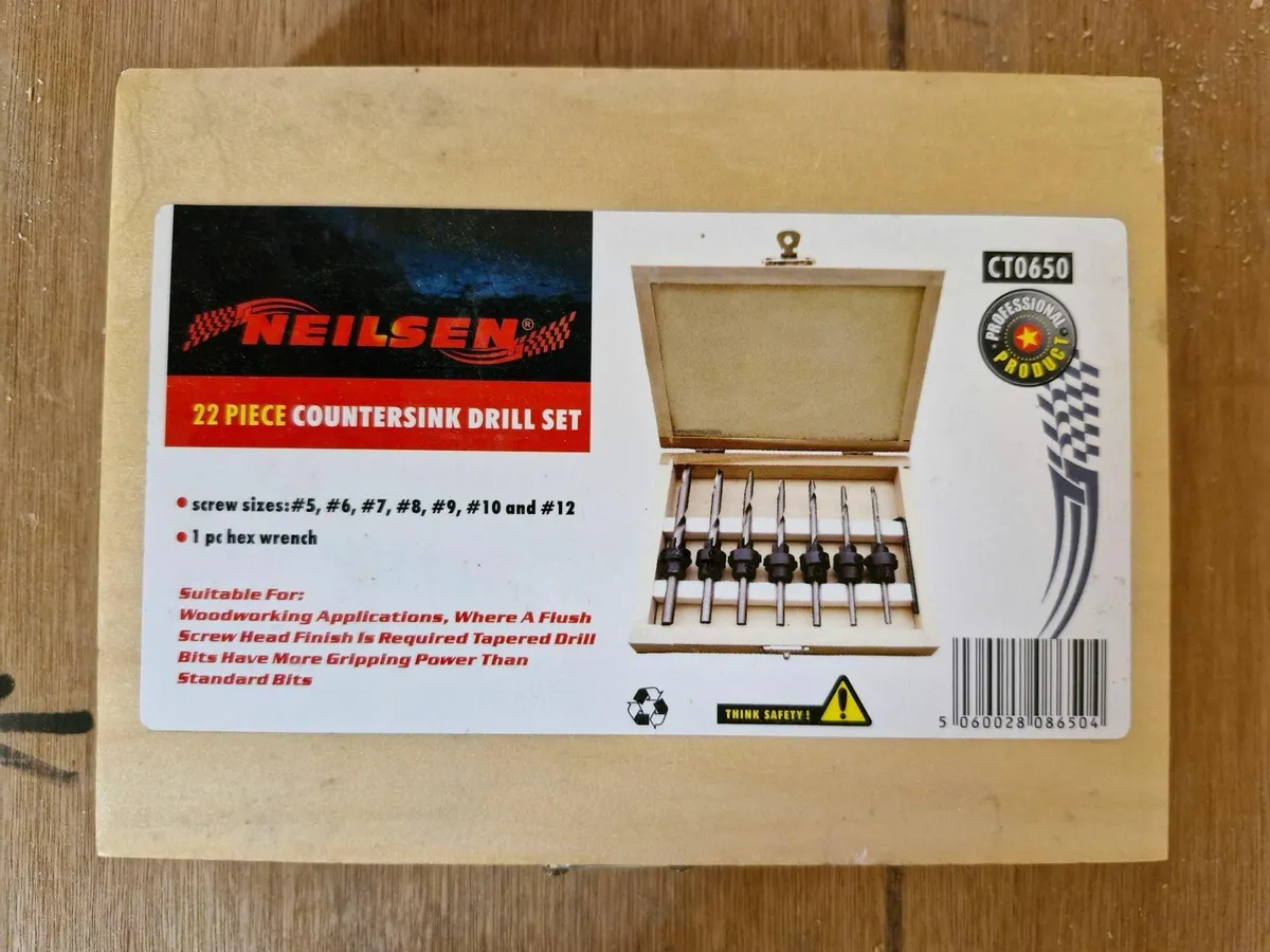 Nielson 22 Piece Countersink Bit set - Image 1